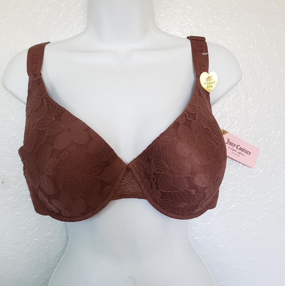 Juicy Couture Intimates Bronze Sexy T Shirt Bra Size 42D